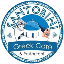 Santorini Restaurant logo.